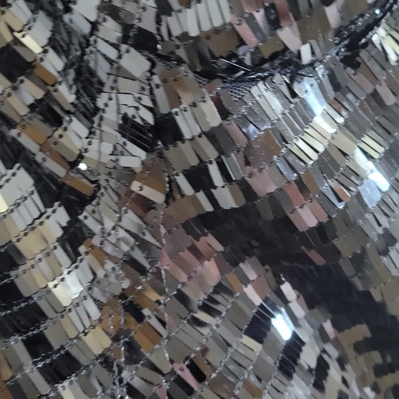 NWOT Free People Intimately Disco Fever Halter Neck Top Cami Black Combo Large - Picture 9 of 13